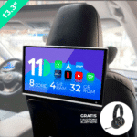 PANTALLA DE CABECERA ANDROID 13 PULGADAS FULL HD + AUDIFONOS