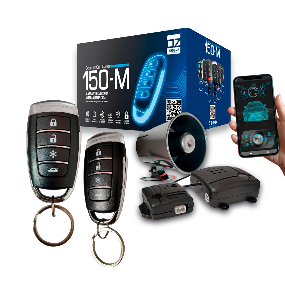 ALR_UNIV_BT_T216_1 ALARMA DE AUTO BLUETOOTH APP UNIVERSAL 150 METROS T216-BT - Imagen 1