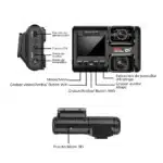 CÁMARA DE SEGURIDAD VEHICULAR DASHCAM 512GB-4K-24 HORAS DE GRABACIÓN - Imagen 4